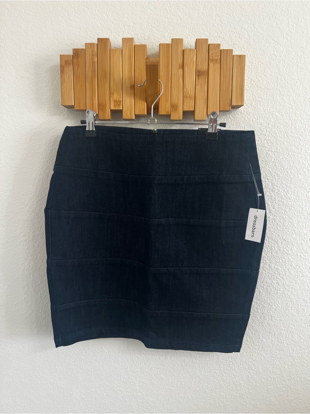 Dressbarn Dark Navy Bandage Mini Skirt